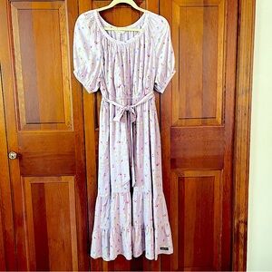 Matilda Jane lilac floral coastal cowgirl midi dress size medium